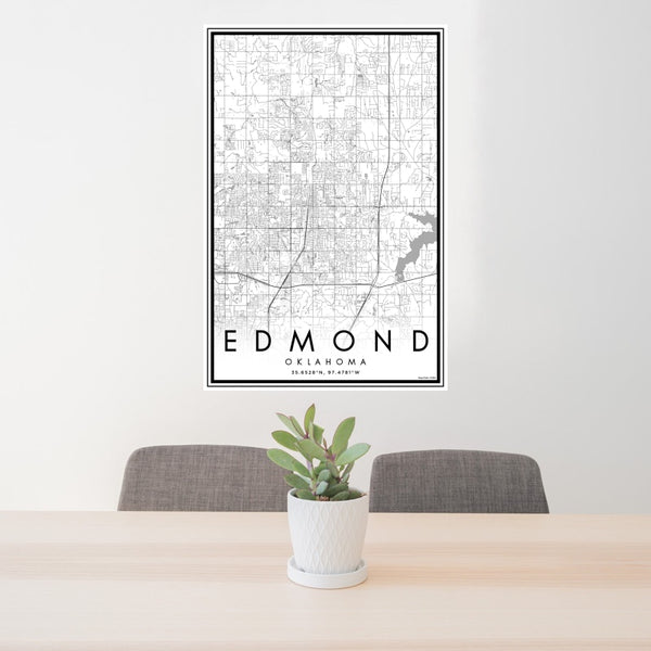 Edmond - Oklahoma Classic Map Print