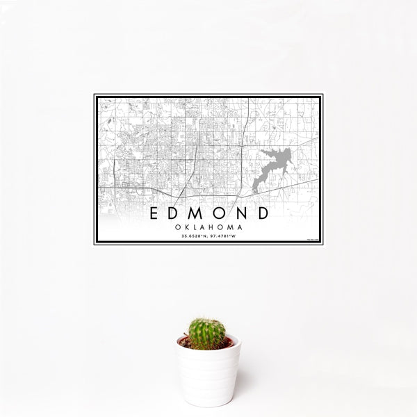 Edmond - Oklahoma Classic Map Print