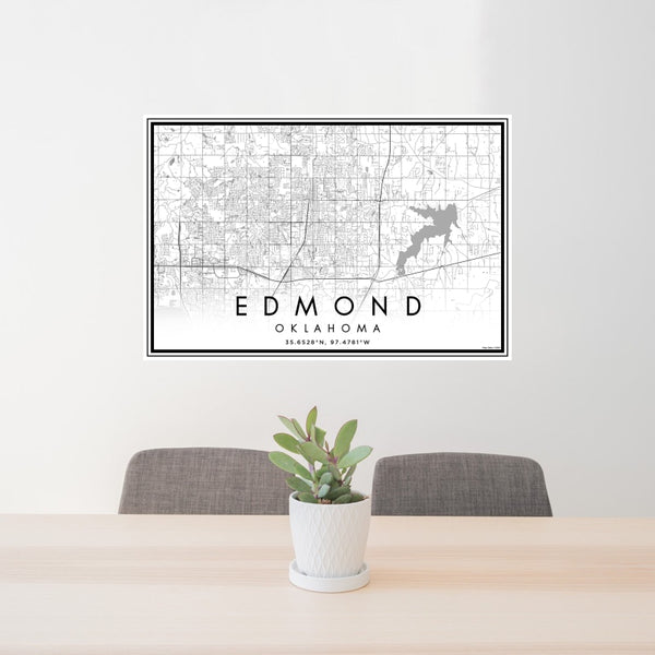Edmond - Oklahoma Classic Map Print