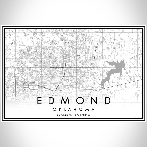 Edmond - Oklahoma Classic Map Print