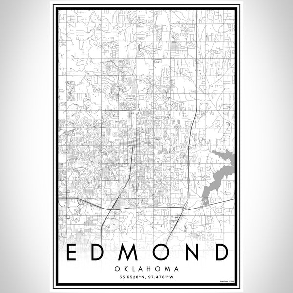 Edmond - Oklahoma Classic Map Print