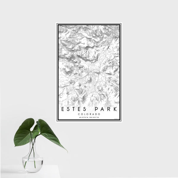 Estes Park - Colorado Classic Map Print