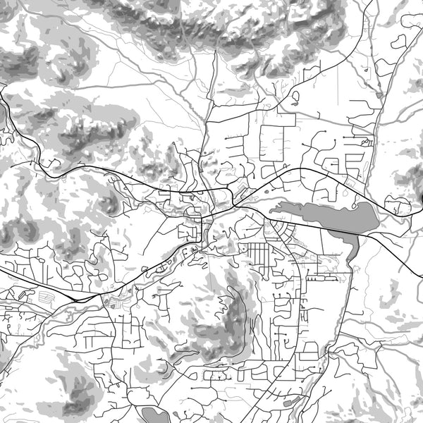 Estes Park - Colorado Classic Map Print