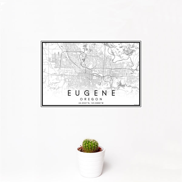 Eugene - Oregon Classic Map Print