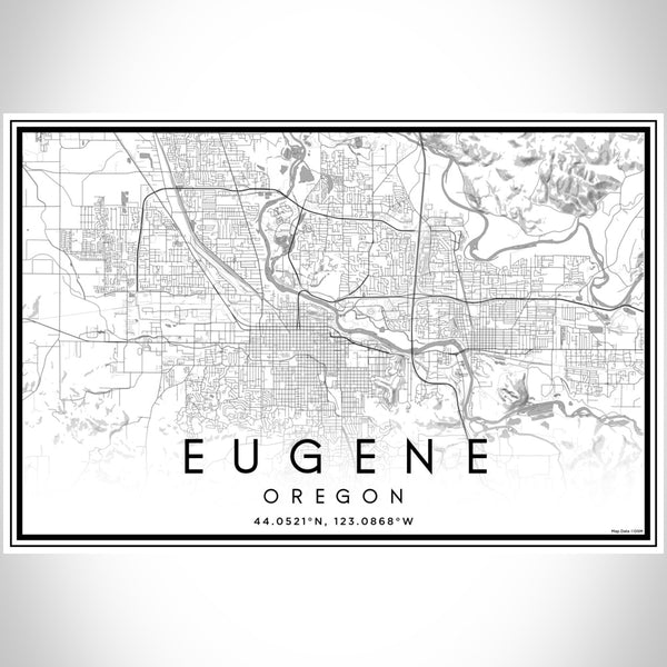 Eugene - Oregon Classic Map Print