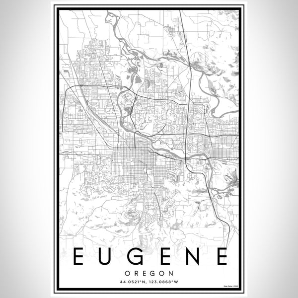 Eugene - Oregon Classic Map Print