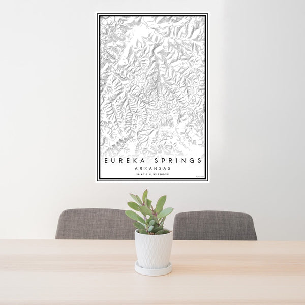 Eureka Springs - Arkansas Classic Map Print