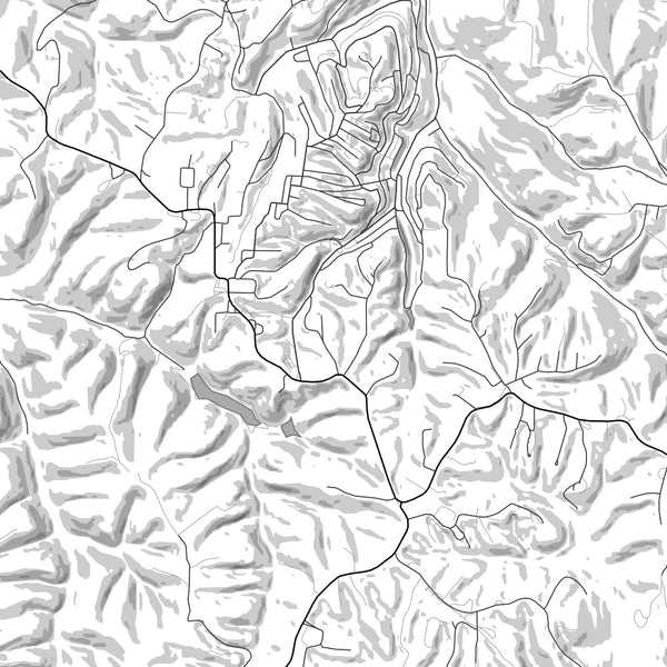 Eureka Springs - Arkansas Classic Map Print