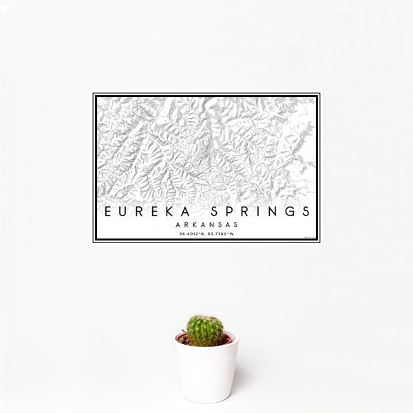 Eureka Springs - Arkansas Classic Map Print