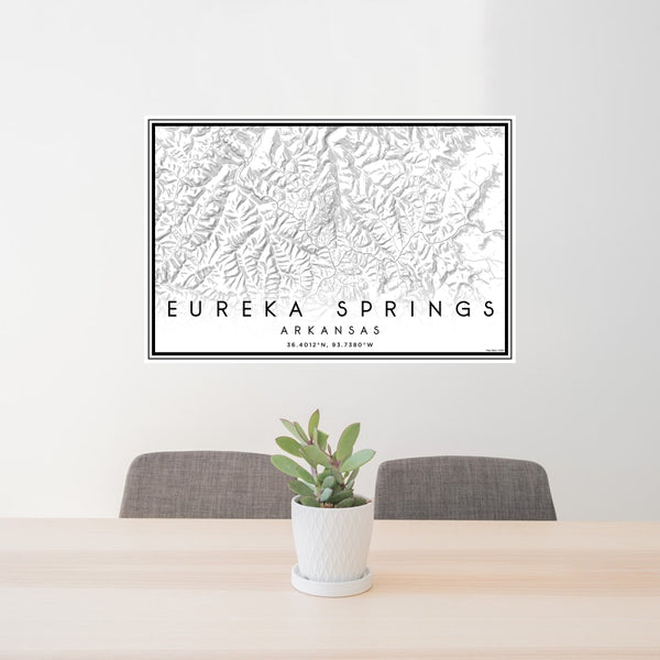 Eureka Springs - Arkansas Classic Map Print