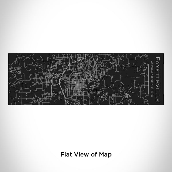 Fayetteville - Arkansas Map Insulated Cup in Matte Black