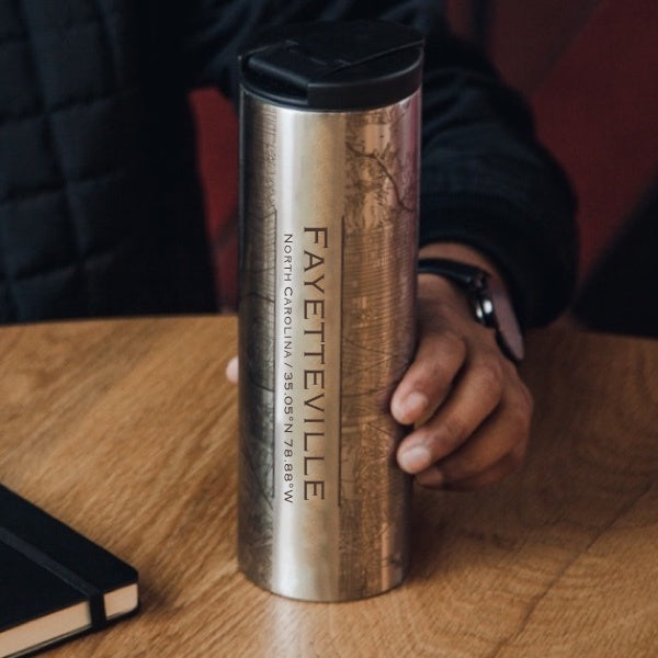 Fayetteville - North Carolina Map Tumbler