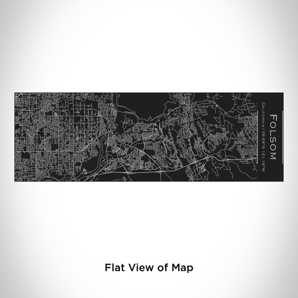 Folsom - California Map Insulated Cup in Matte Black