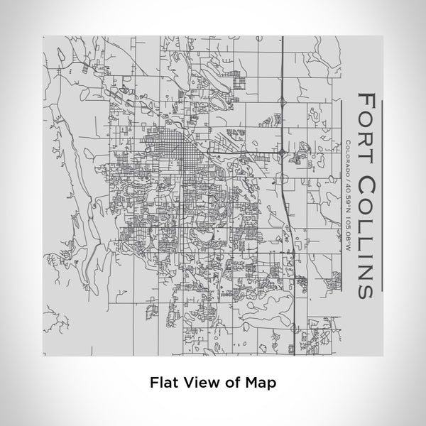 Fort Collins - Colorado Map Tumbler