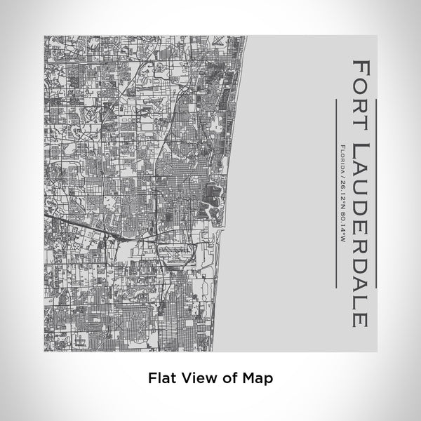Fort Lauderdale - Florida Map Tumbler