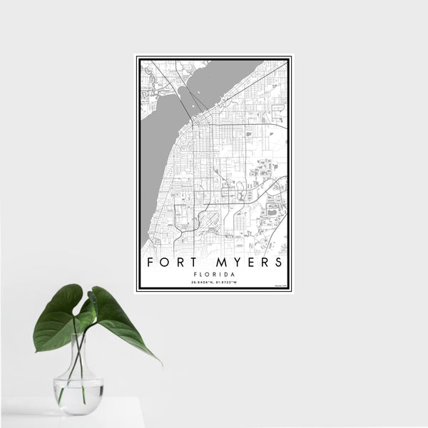 Fort Myers - Florida Classic Map Print