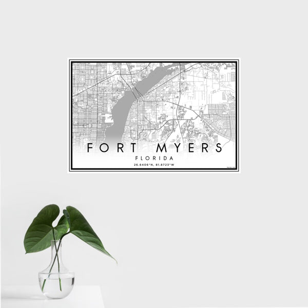 Fort Myers - Florida Classic Map Print