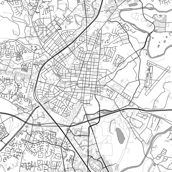 Frederick - Maryland Classic Map Print