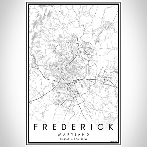 Frederick - Maryland Classic Map Print