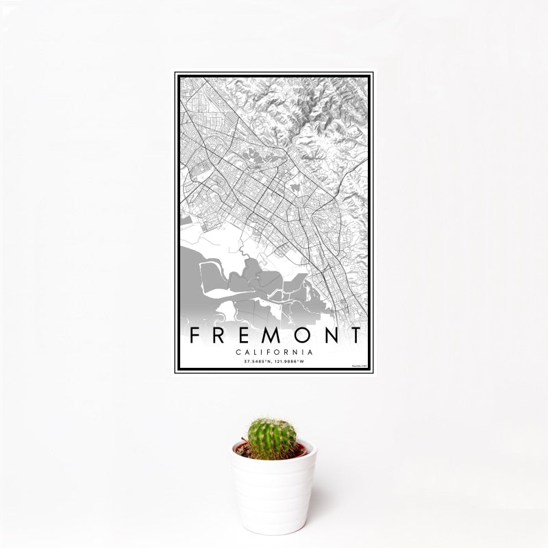Fremont - California Classic Map Print