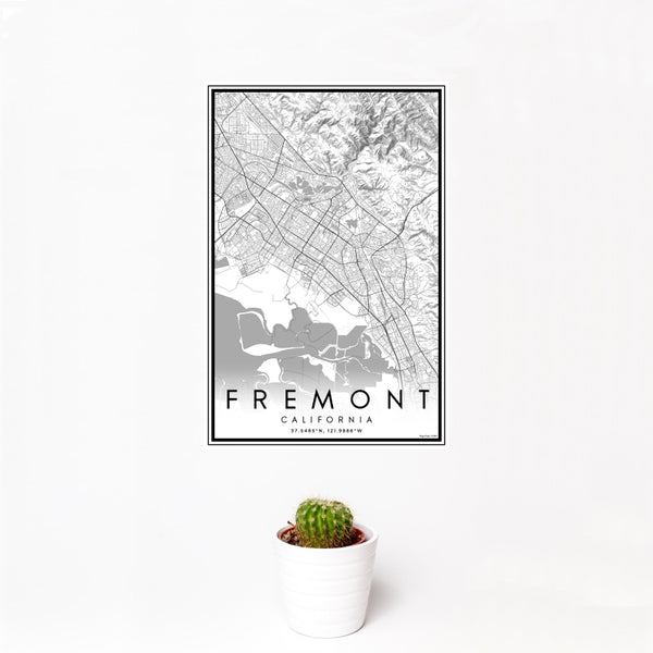 Fremont - California Classic Map Print