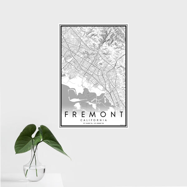 Fremont - California Classic Map Print