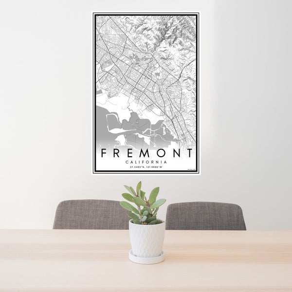 Fremont - California Classic Map Print