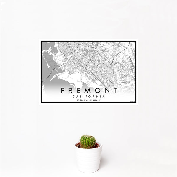 Fremont - California Classic Map Print