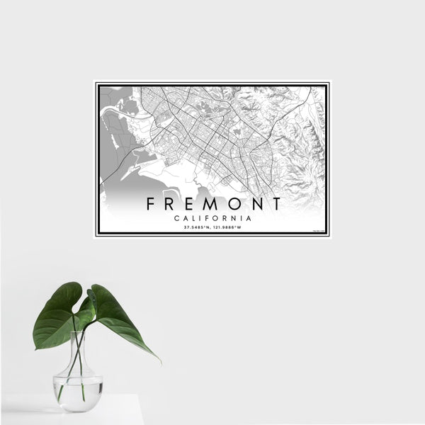 Fremont - California Classic Map Print