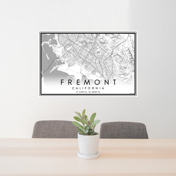 Fremont - California Classic Map Print