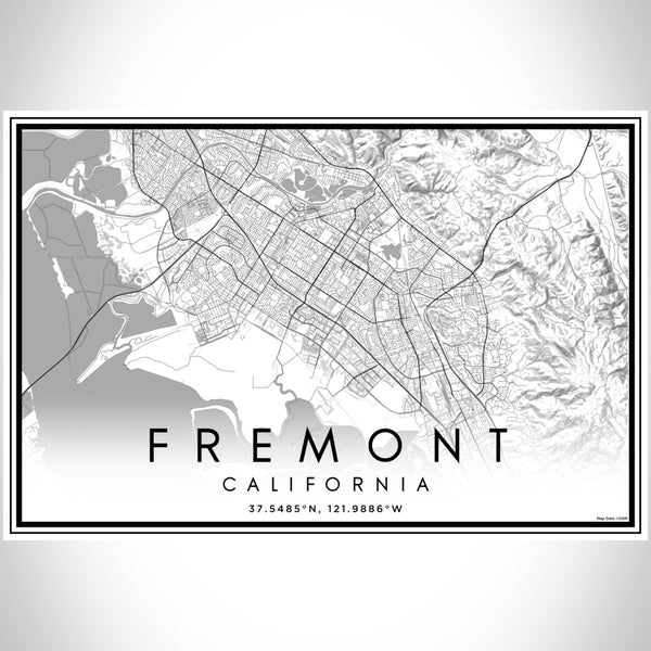 Fremont - California Classic Map Print