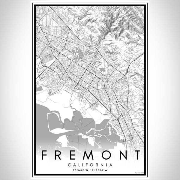 Fremont - California Classic Map Print