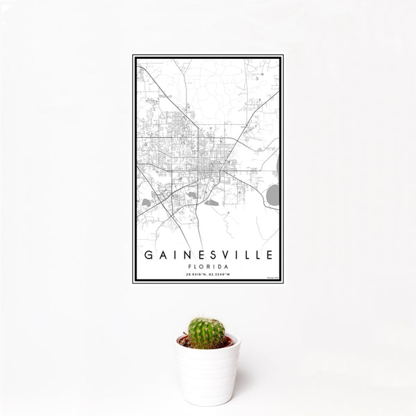 Gainesville - Florida Classic Map Print