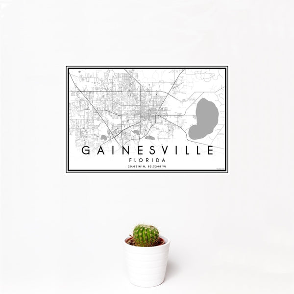 Gainesville - Florida Classic Map Print