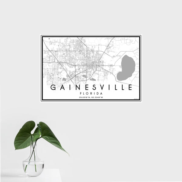 Gainesville - Florida Classic Map Print