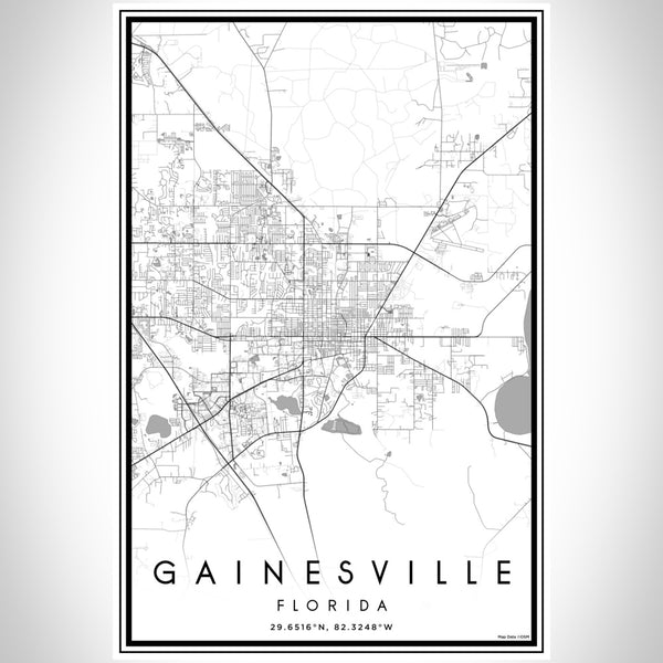 Gainesville - Florida Classic Map Print
