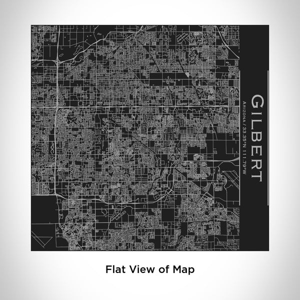 Gilbert - Arizona Map Tumbler in Matte Black