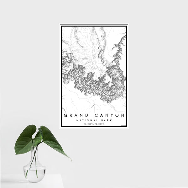 Grand Canyon - National Park Classic Map Print