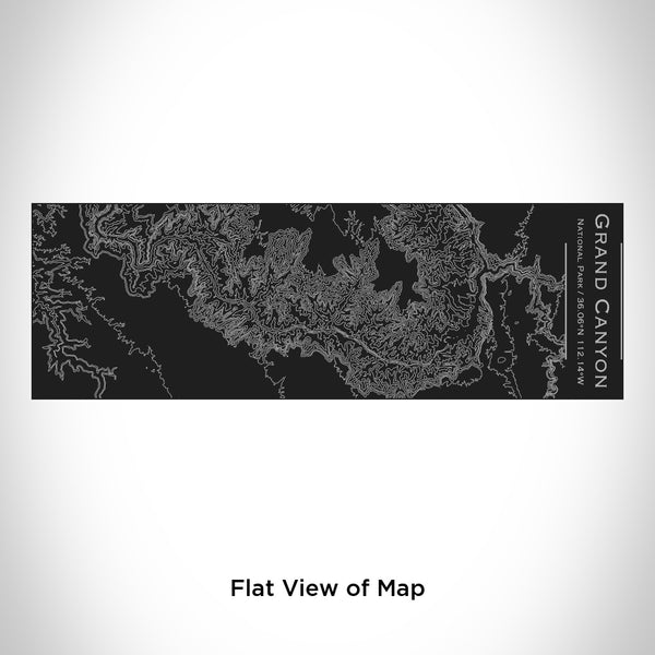 Grand Canyon National Park - Arizona Map Insulated Cup in Matte Black