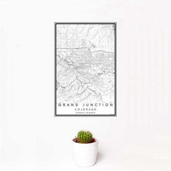 Grand Junction - Colorado Classic Map Print