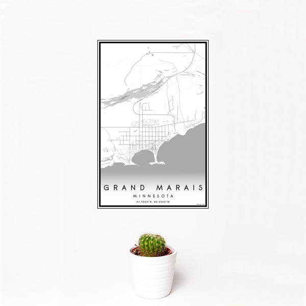 Grand Marais - Minnesota Classic Map Print
