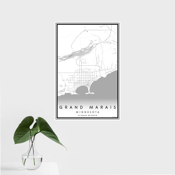 Grand Marais - Minnesota Classic Map Print