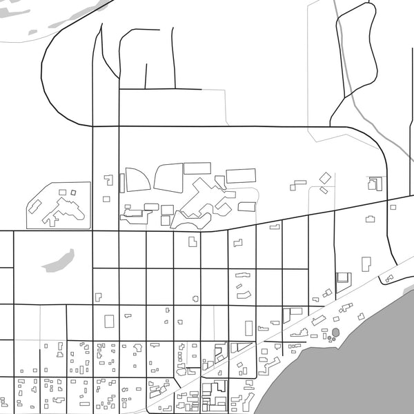 Grand Marais - Minnesota Classic Map Print