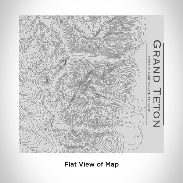 Grand Teton National Park - Wyoming Map Tumbler
