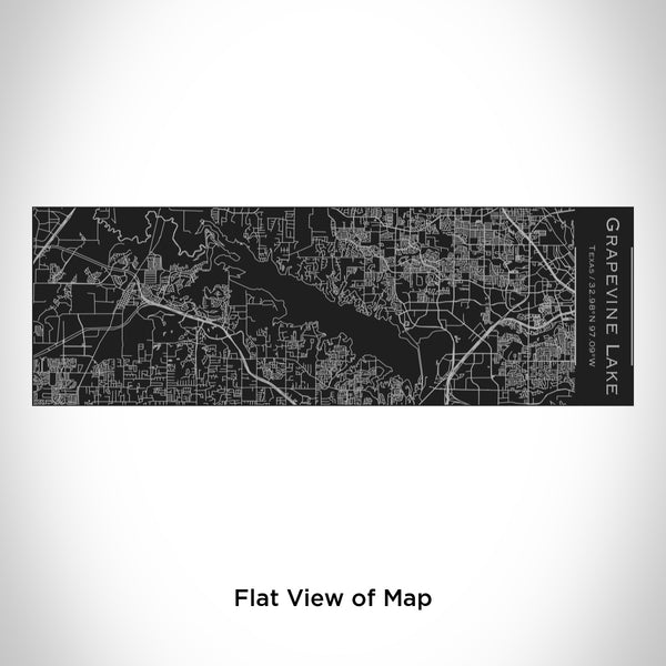Grapevine Lake - Texas Map Insulated Cup in Matte Black