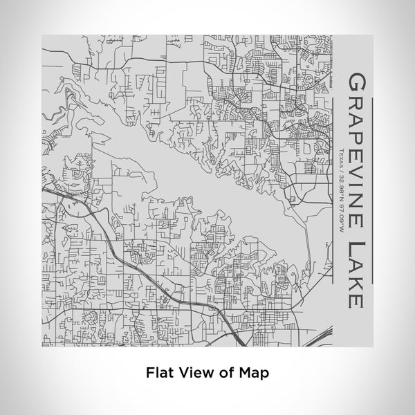Grapevine Lake - Texas Map Tumbler