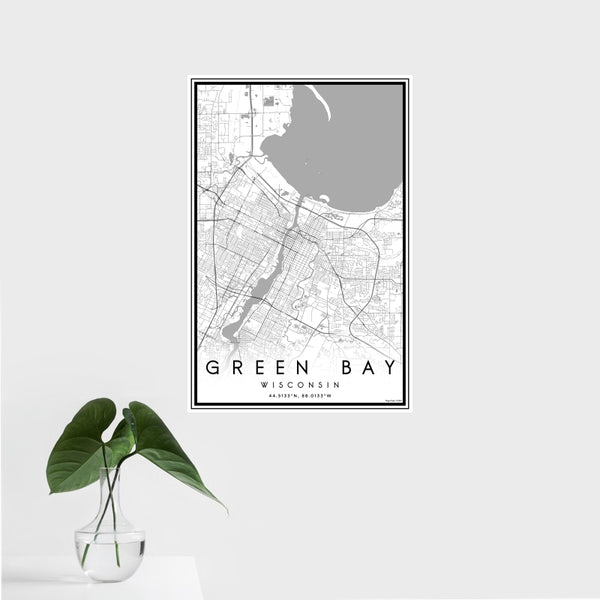 Green Bay - Wisconsin Classic Map Print