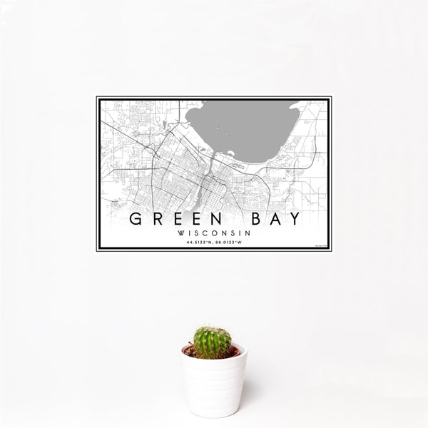 Green Bay - Wisconsin Classic Map Print