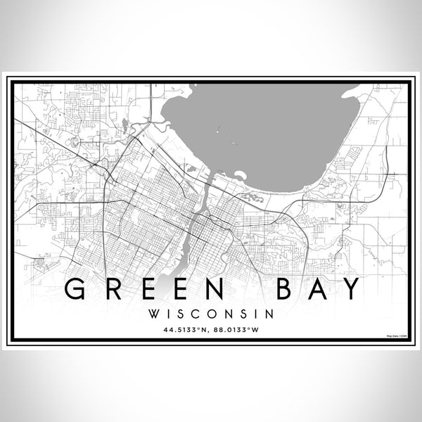 Green Bay - Wisconsin Classic Map Print