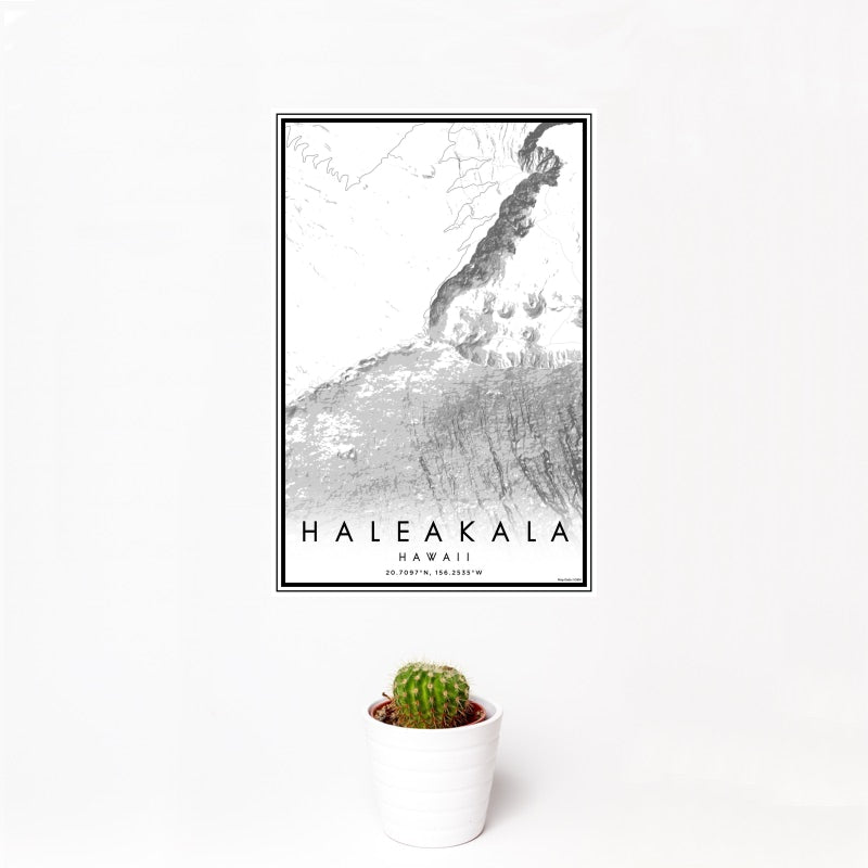 Haleakala - Hawaii Classic Map Print